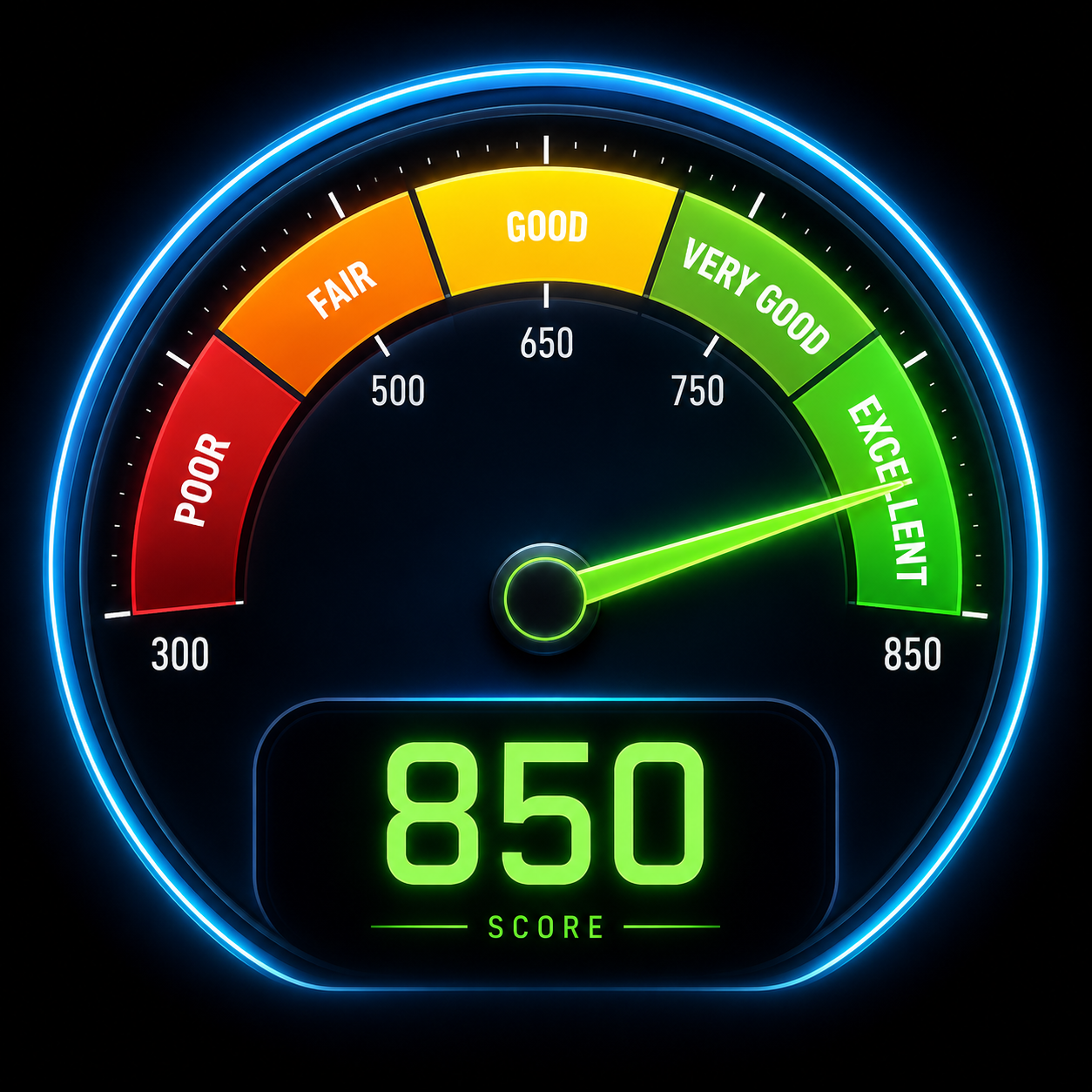 Credit Score Meter