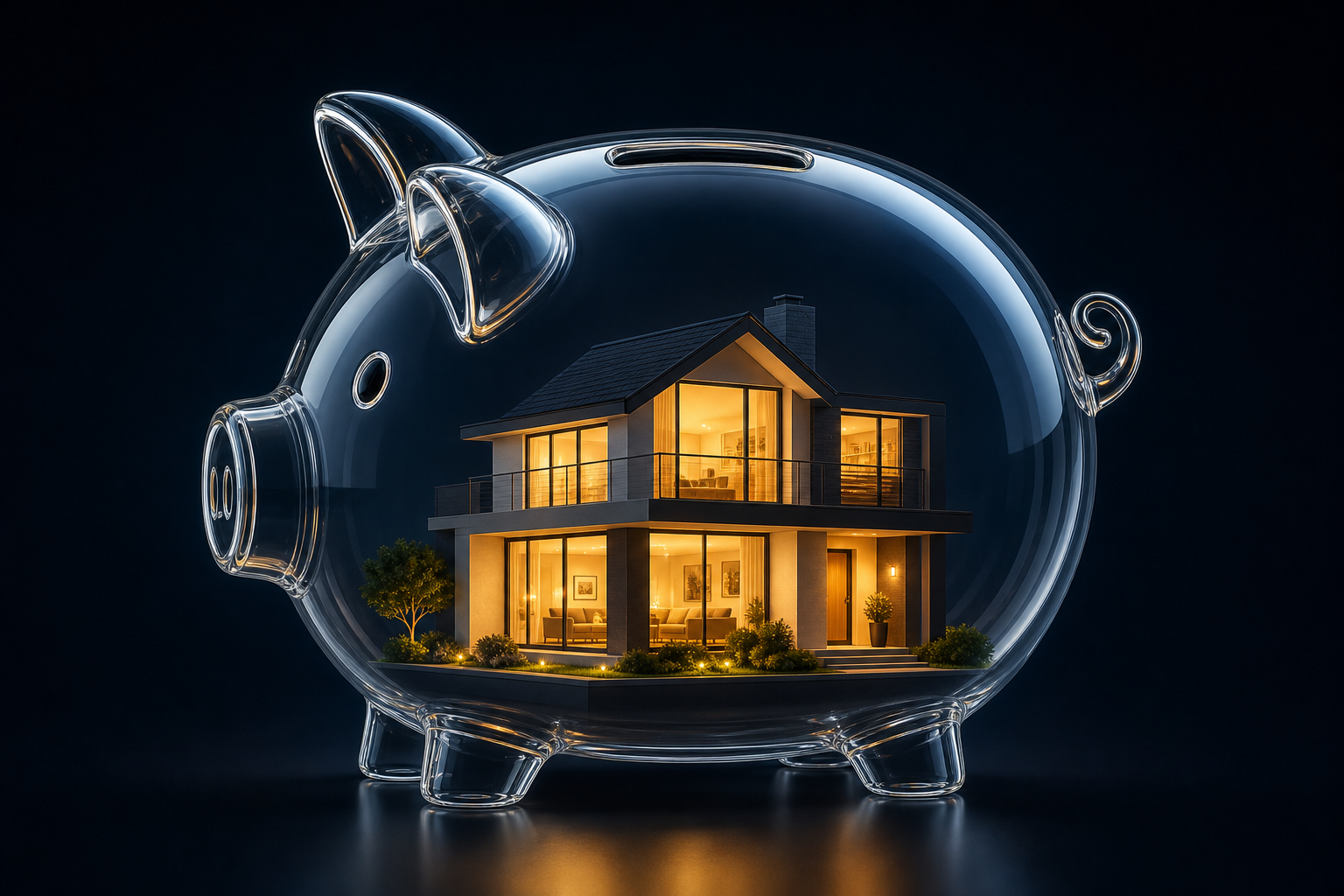 FHSA House Piggy Bank