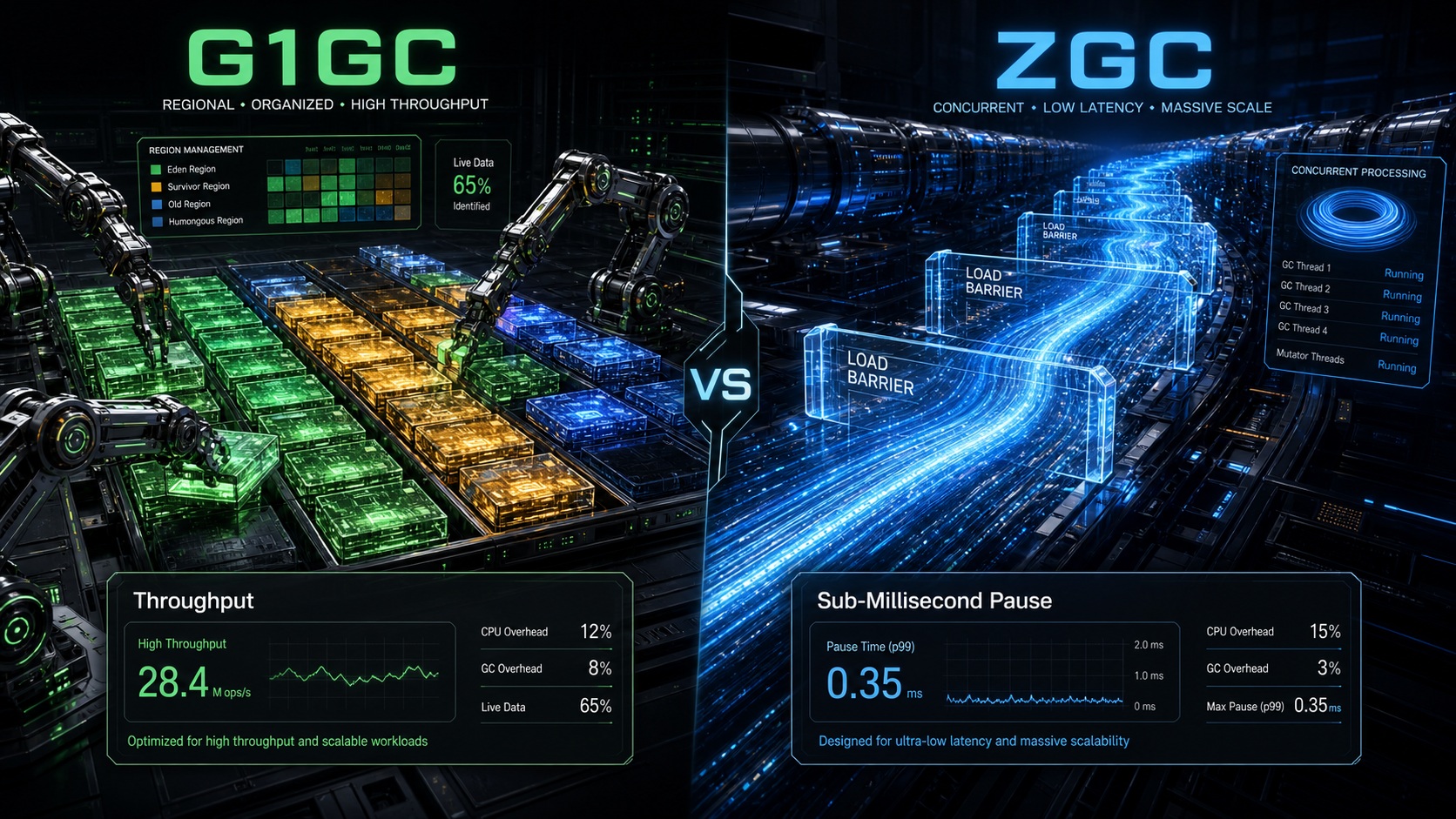 G1GC vs ZGC Showdown